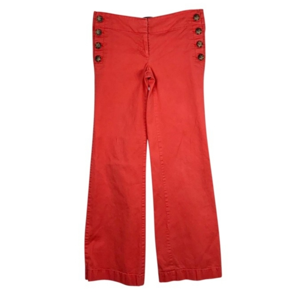 LOFT Red Sailor Marisa Trouser size 0 petite